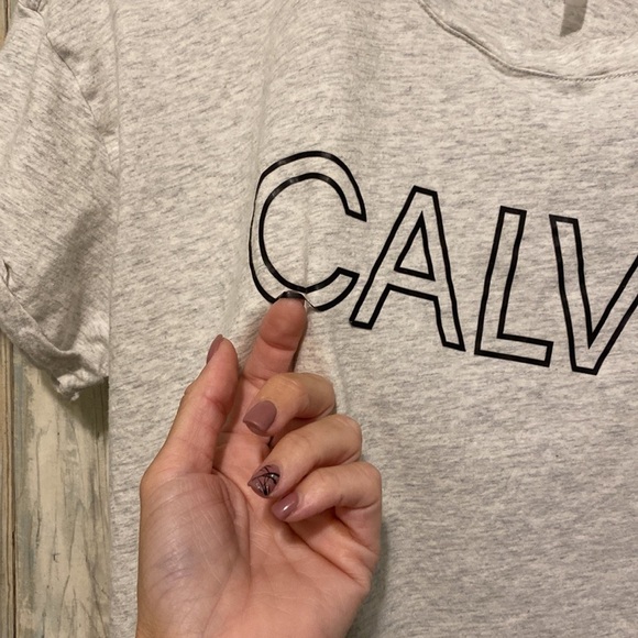 Calvin Klein performance cropped athletic T-shirts Size Medium X2 - Picture 9 of 9